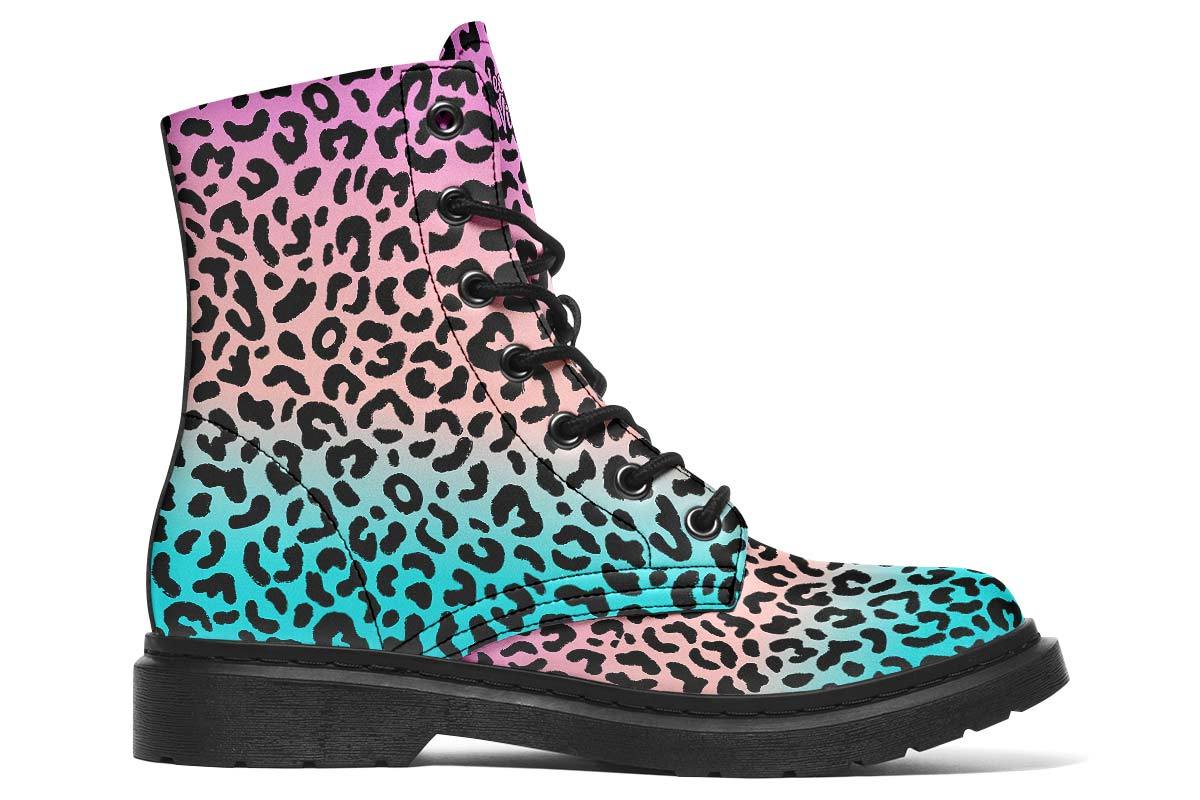 Gradient Leopard Pattern