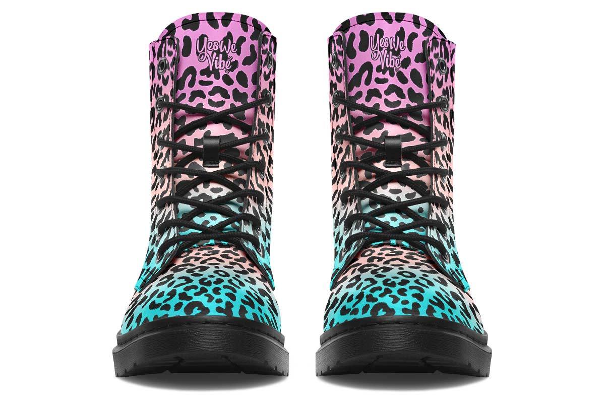 Gradient Leopard Pattern