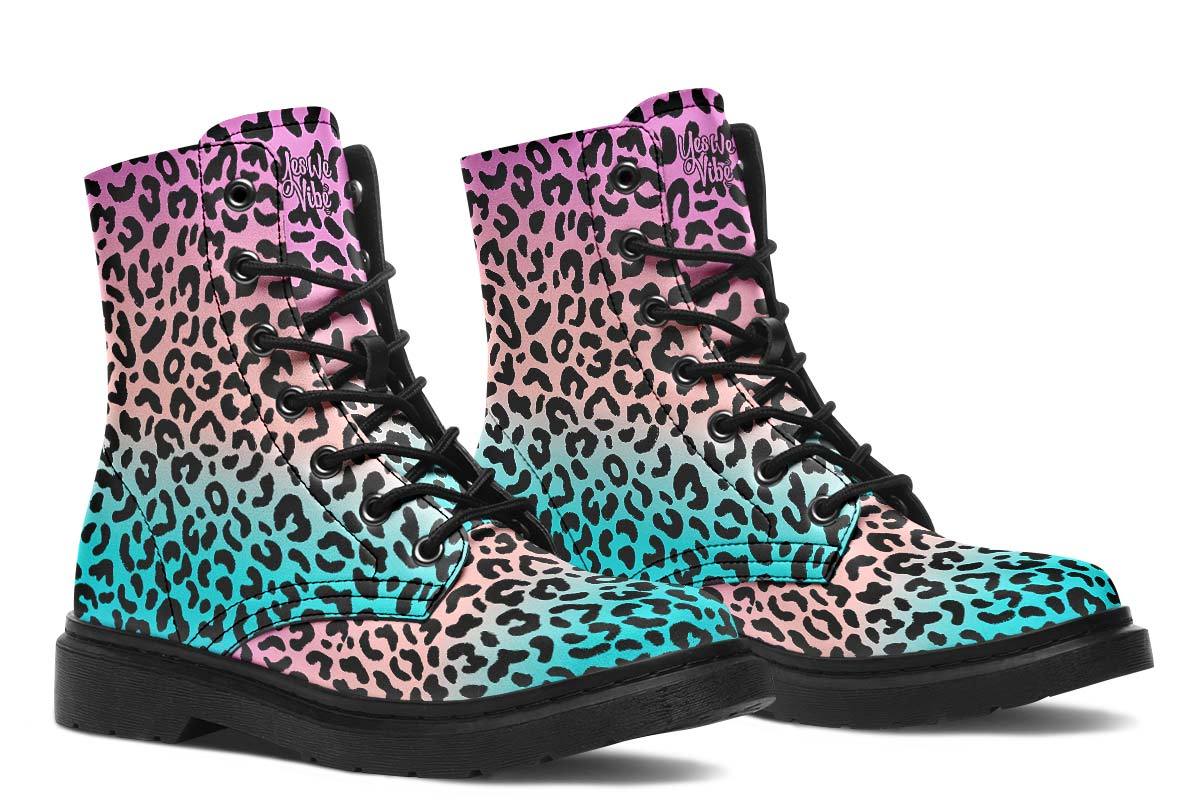 Gradient Leopard Pattern