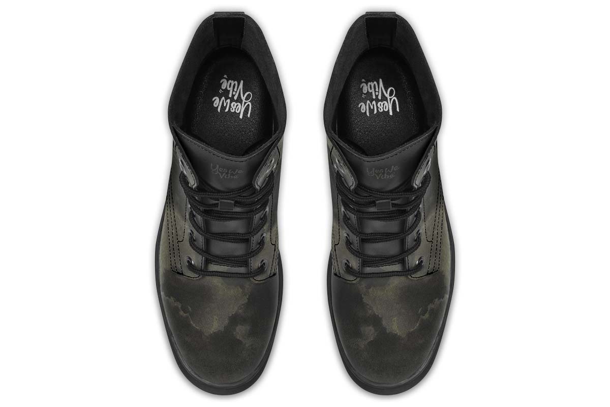 Tie Dye Khaki Black