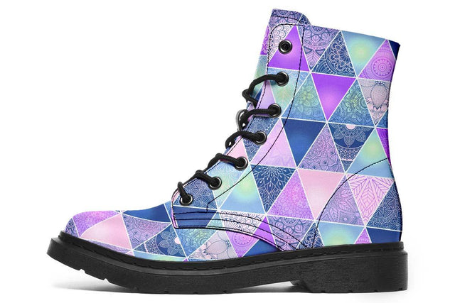 Triangular Purple Mandalas