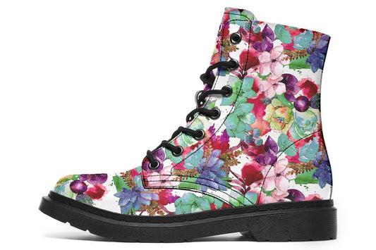 Purple Watercolor Garden