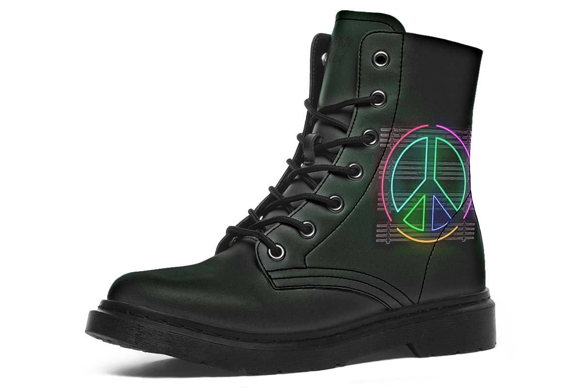 Neon Peace Green