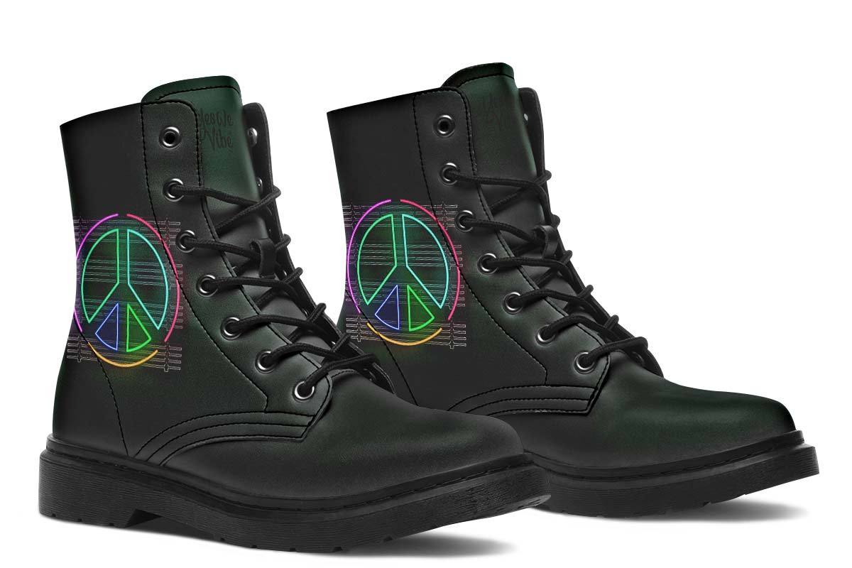 Neon Peace Green