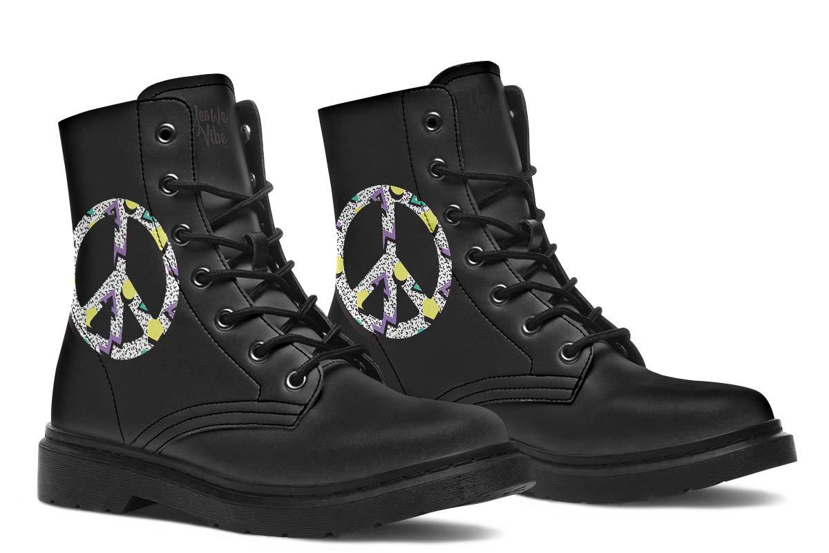 Peace Geometric Black