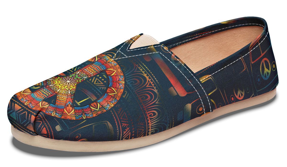 Abstract Color Hippie Bus