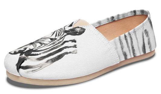 Watercolor Black Zebra