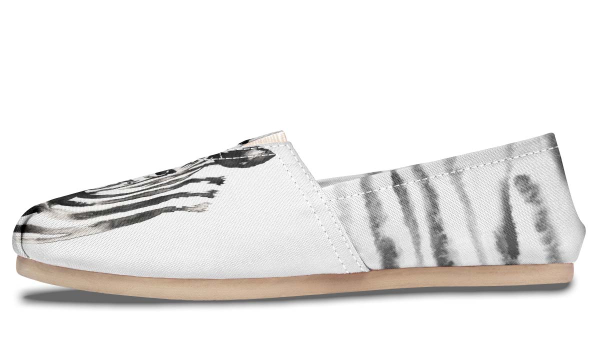 Watercolor Black Zebra