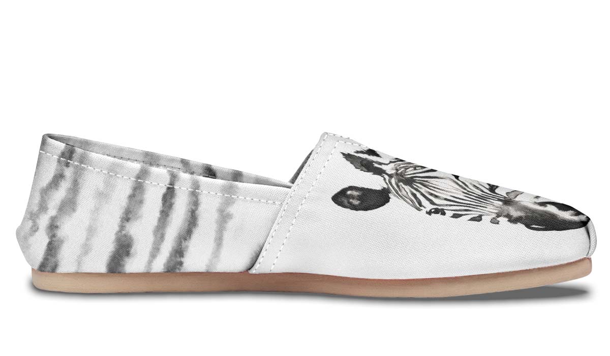 Watercolor Black Zebra