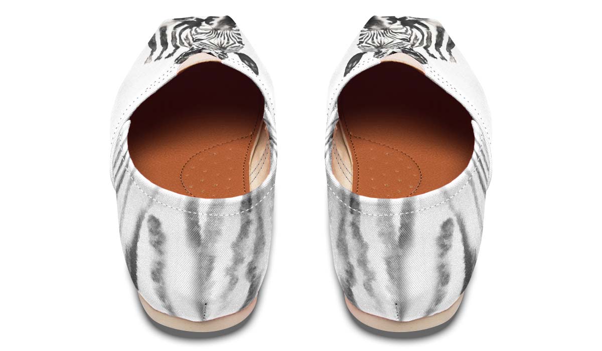 Watercolor Black Zebra