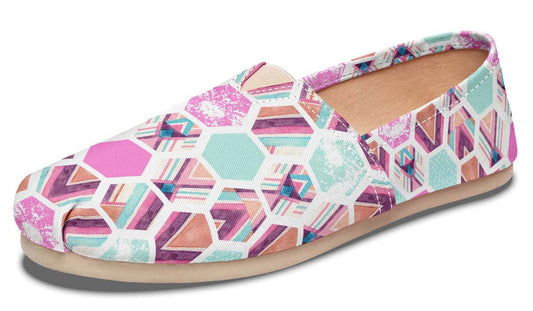 Watercolor Hexagon Pattern