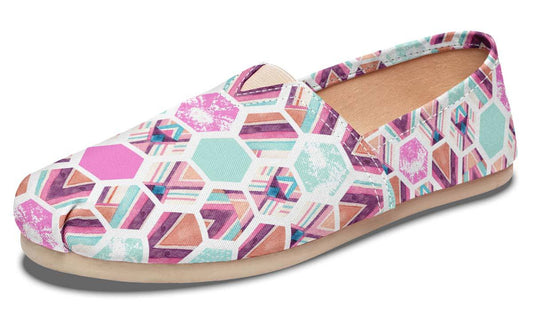 Watercolor Hexagon Pattern