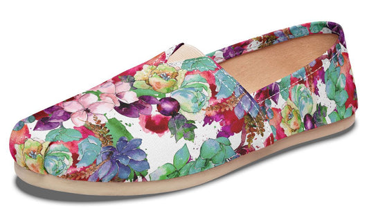 Purple Watercolor Garden