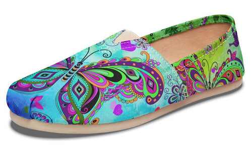 The Butterflies In Watercolor