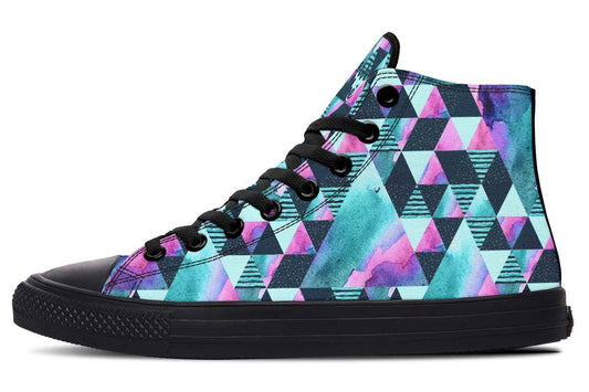 Geometric Watercolor Turquoise