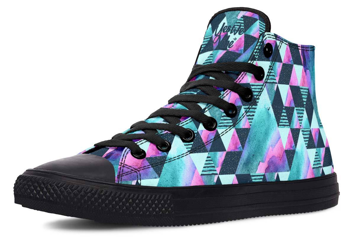 Geometric Watercolor Turquoise