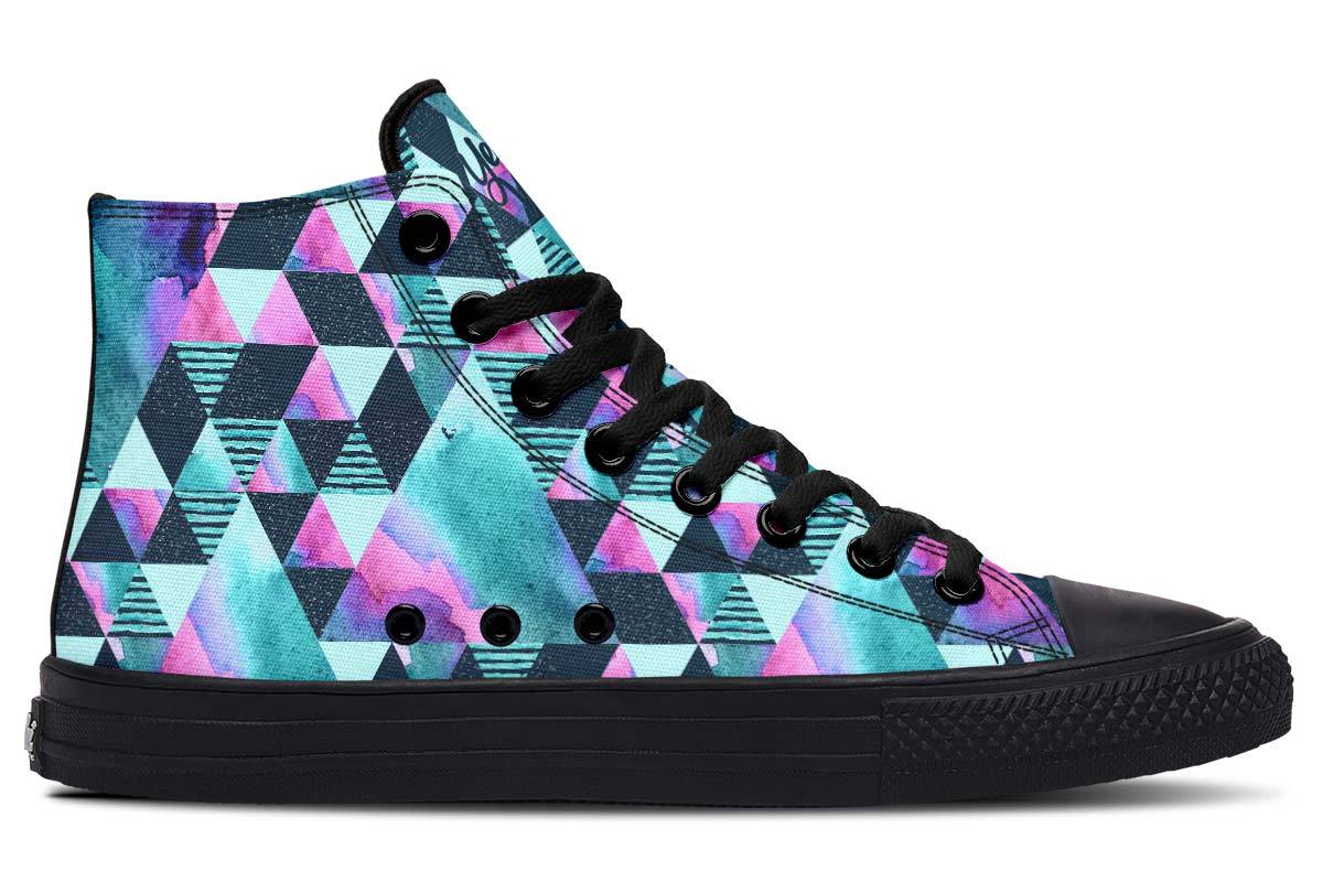 Geometric Watercolor Turquoise