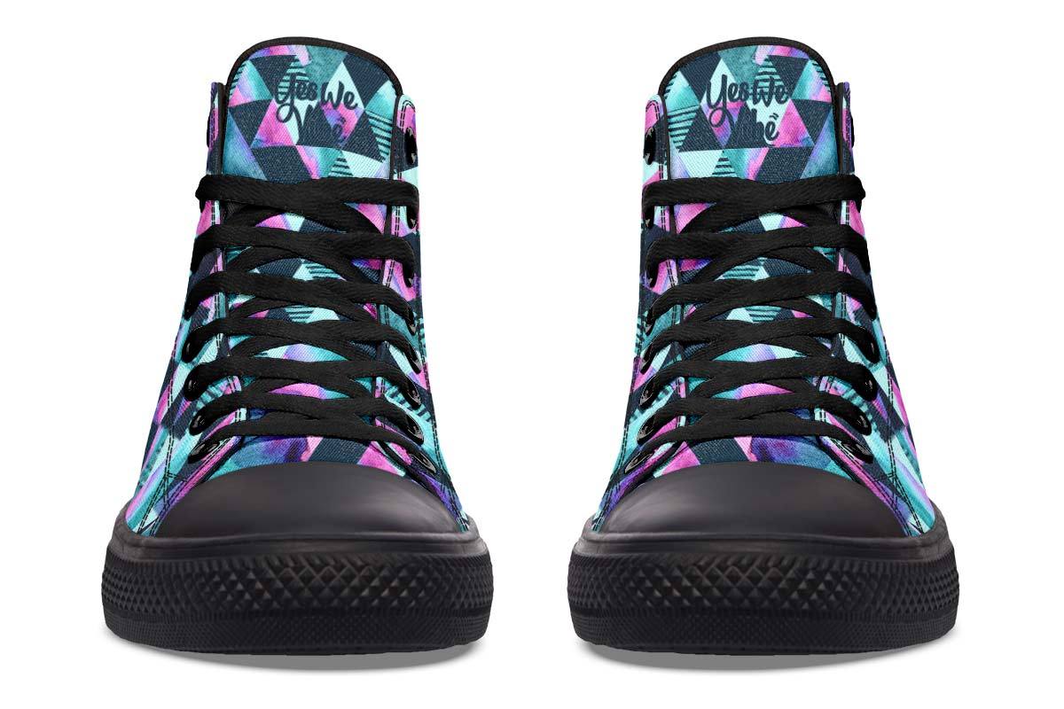 Geometric Watercolor Turquoise