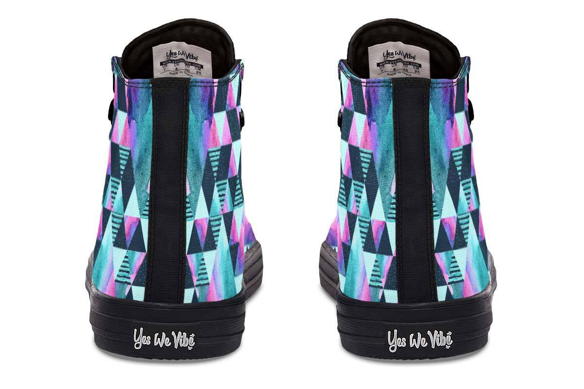 Geometric Watercolor Turquoise