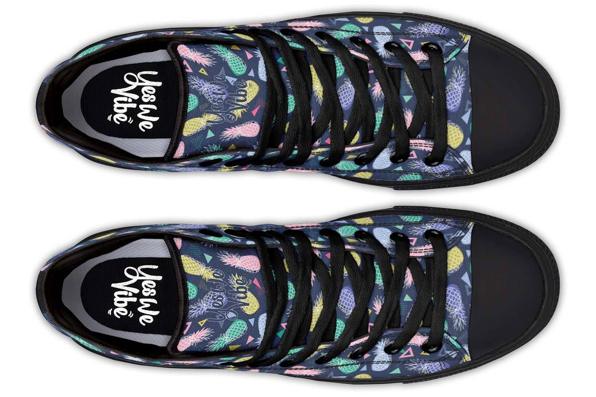 Pineapples And Triangles Navy