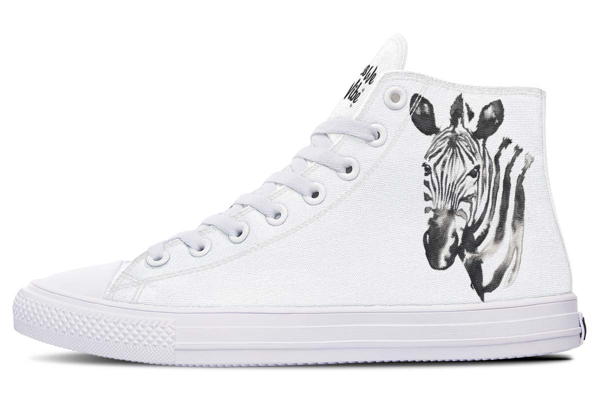 Watercolor Black Zebra