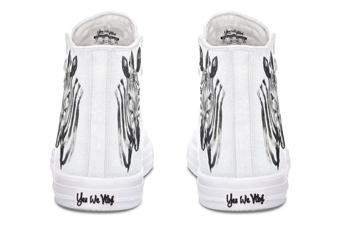 Watercolor Black Zebra