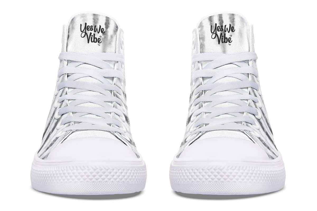 Watercolor Black Zebra Stripes