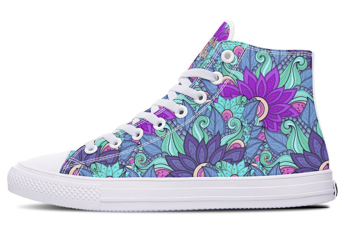 Purple Love Floral Pattern