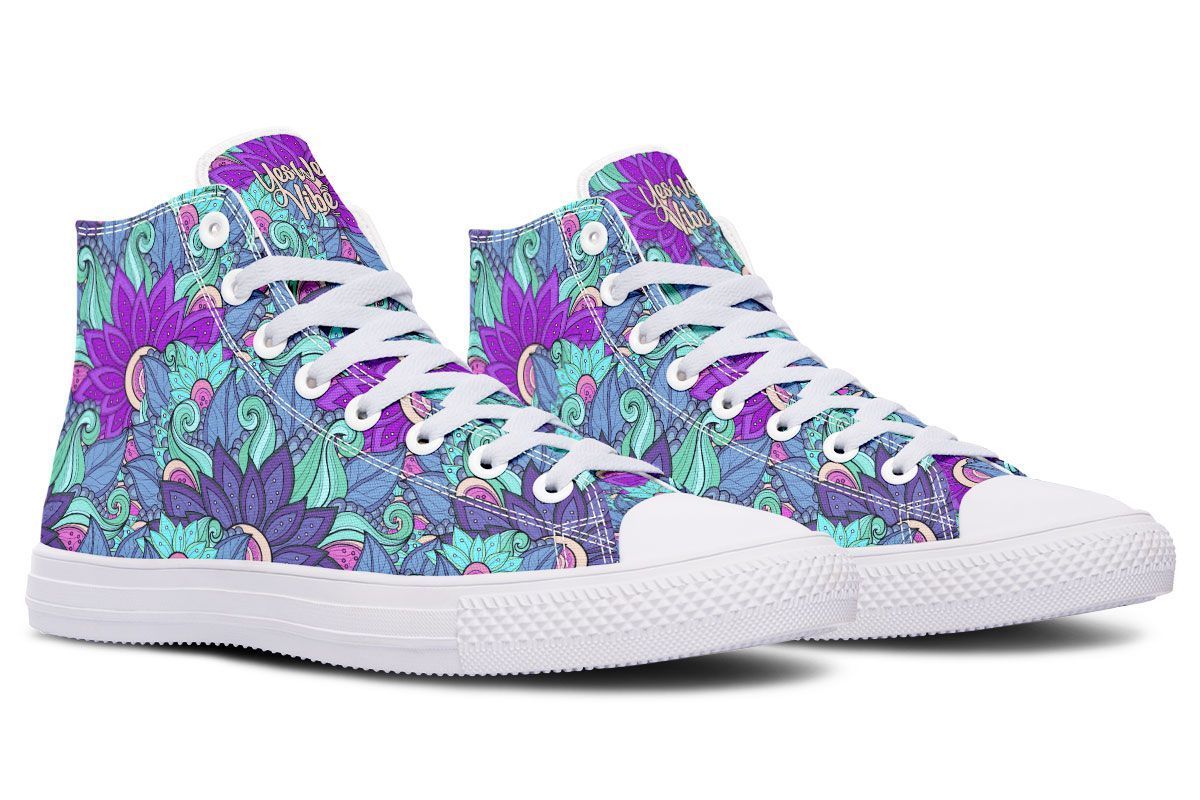 Purple Love Floral Pattern