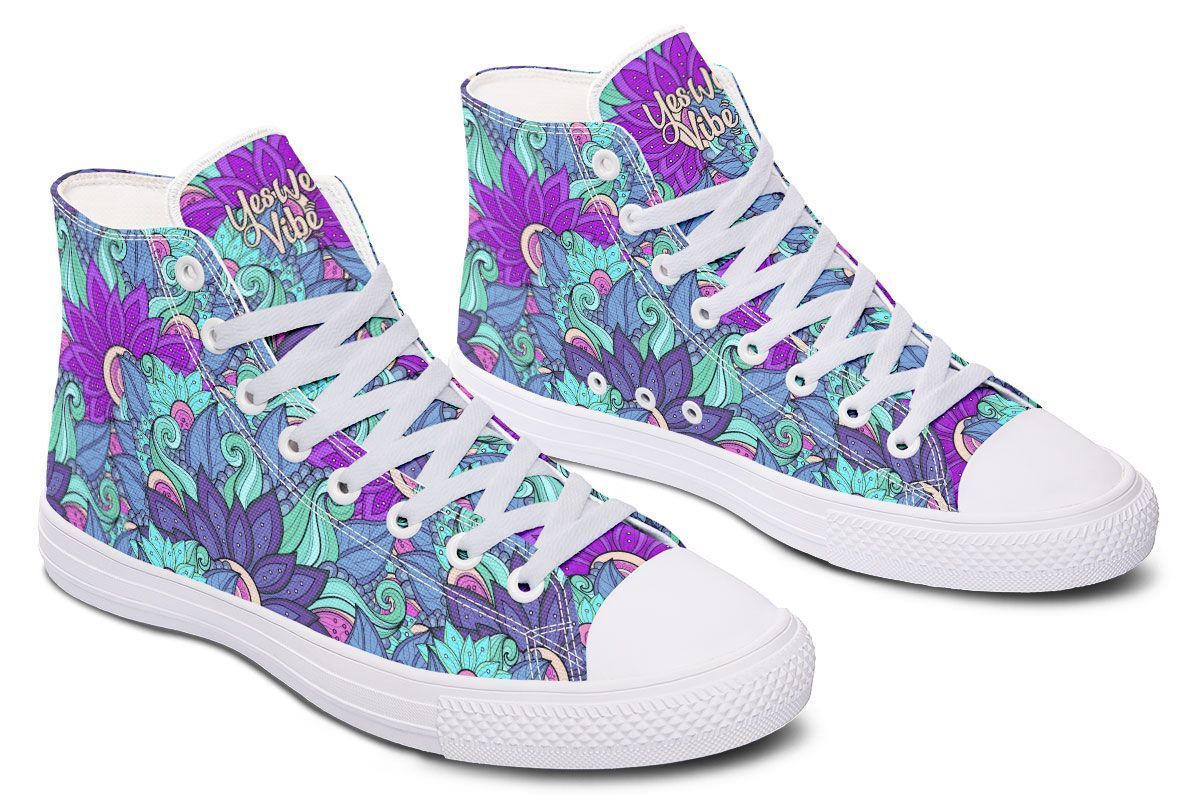 Purple Love Floral Pattern