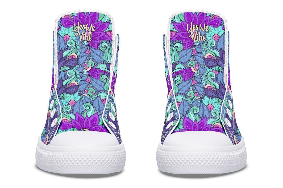 Purple Love Floral Pattern