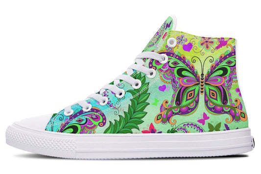 The Butterflies In Watercolor