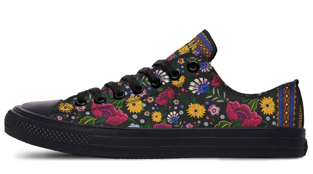 Boho Colorful Flower Embroidery
