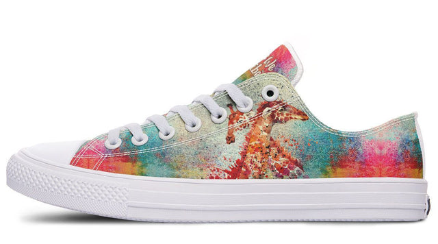 Colorful Paint Giraffes