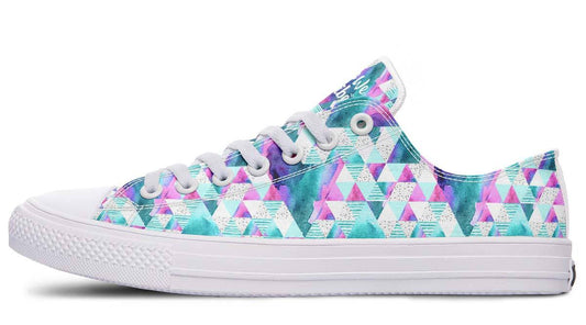 Geometric Watercolor White