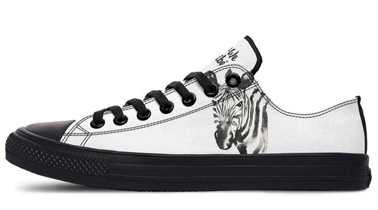 Watercolor Black Zebra