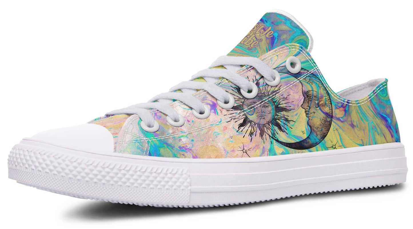 Watercolor Sun And Moon