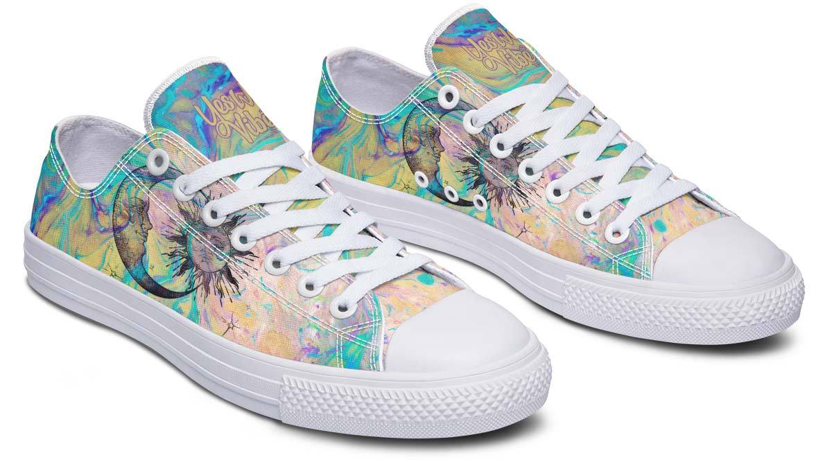 Watercolor Sun And Moon