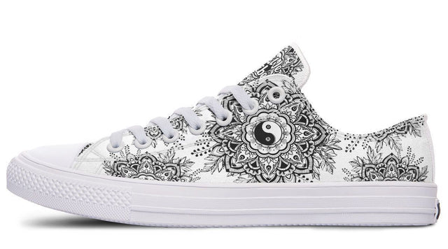 Yinyang Mandala Black And White