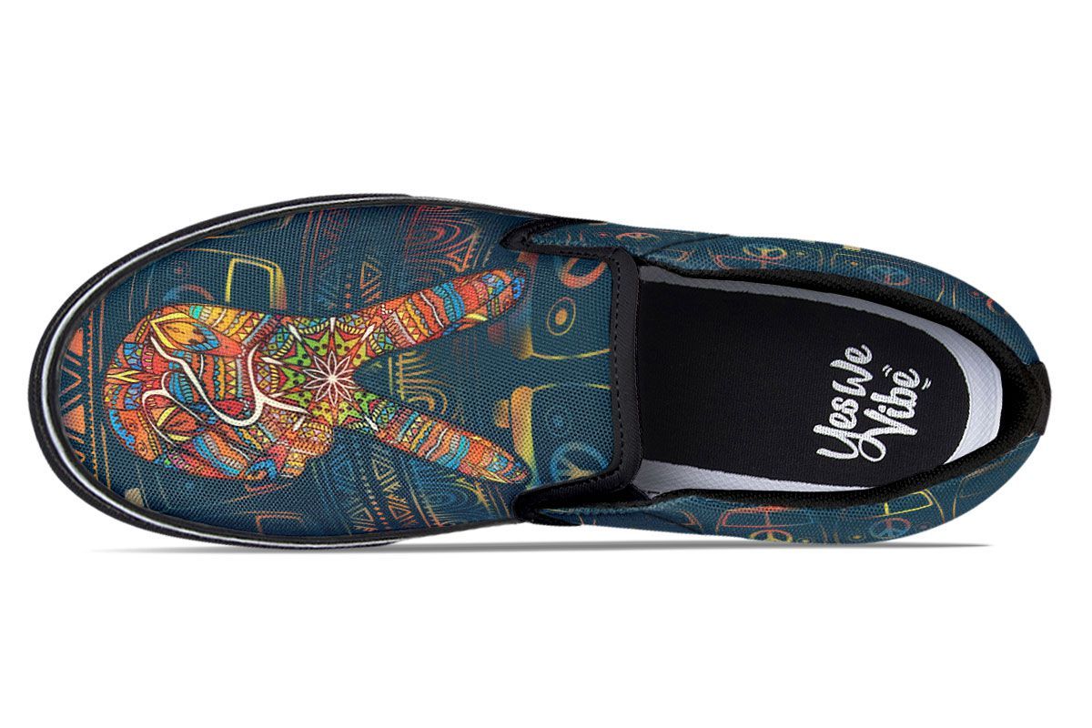 Abstract Color Hippie Bus