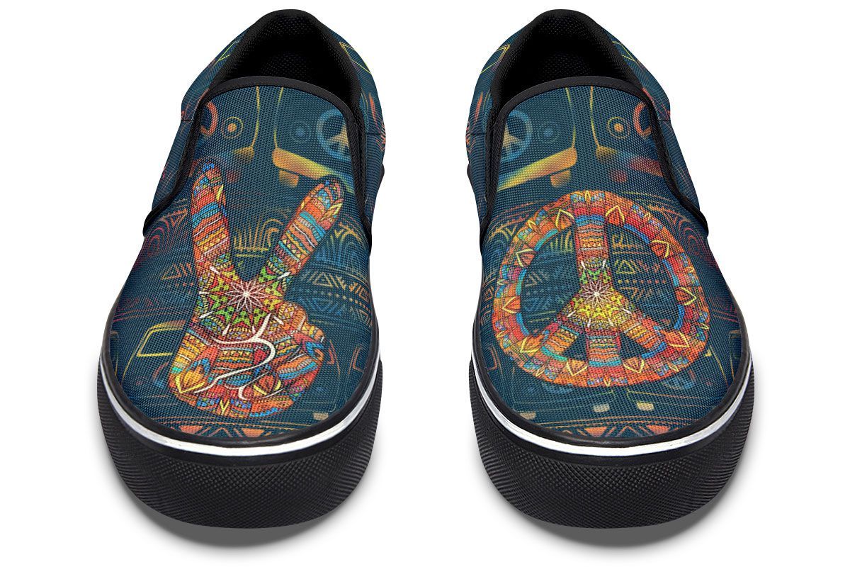 Abstract Color Hippie Bus