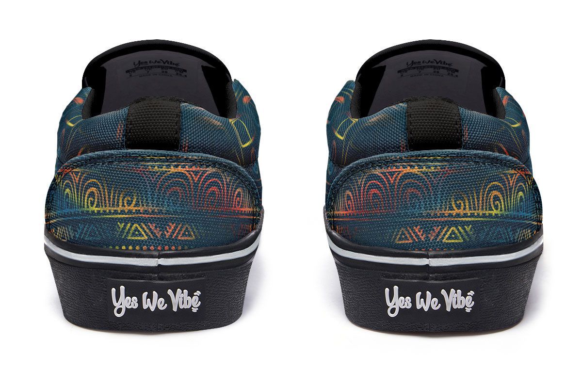 Abstract Color Hippie Bus