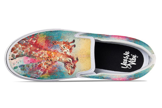 Colorful Paint Giraffes