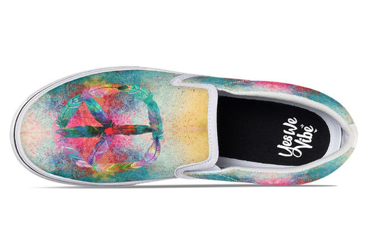 Colorful Paint Peace Feather