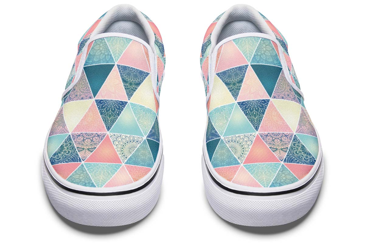 Triangular Pastel Mandalas