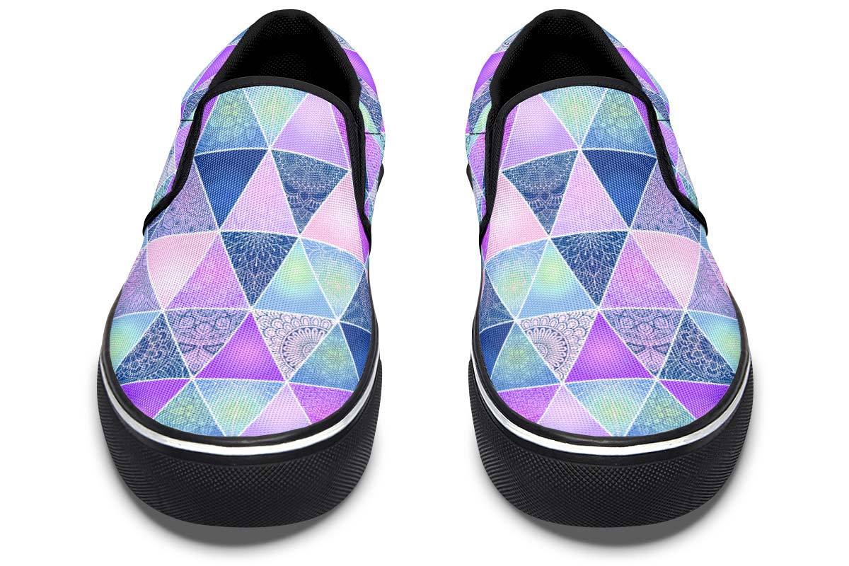 Triangular Purple Mandalas