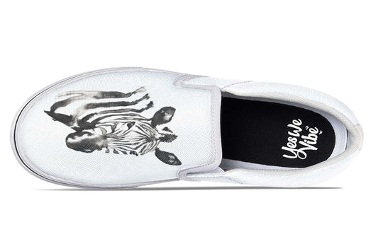 Watercolor Black Zebra