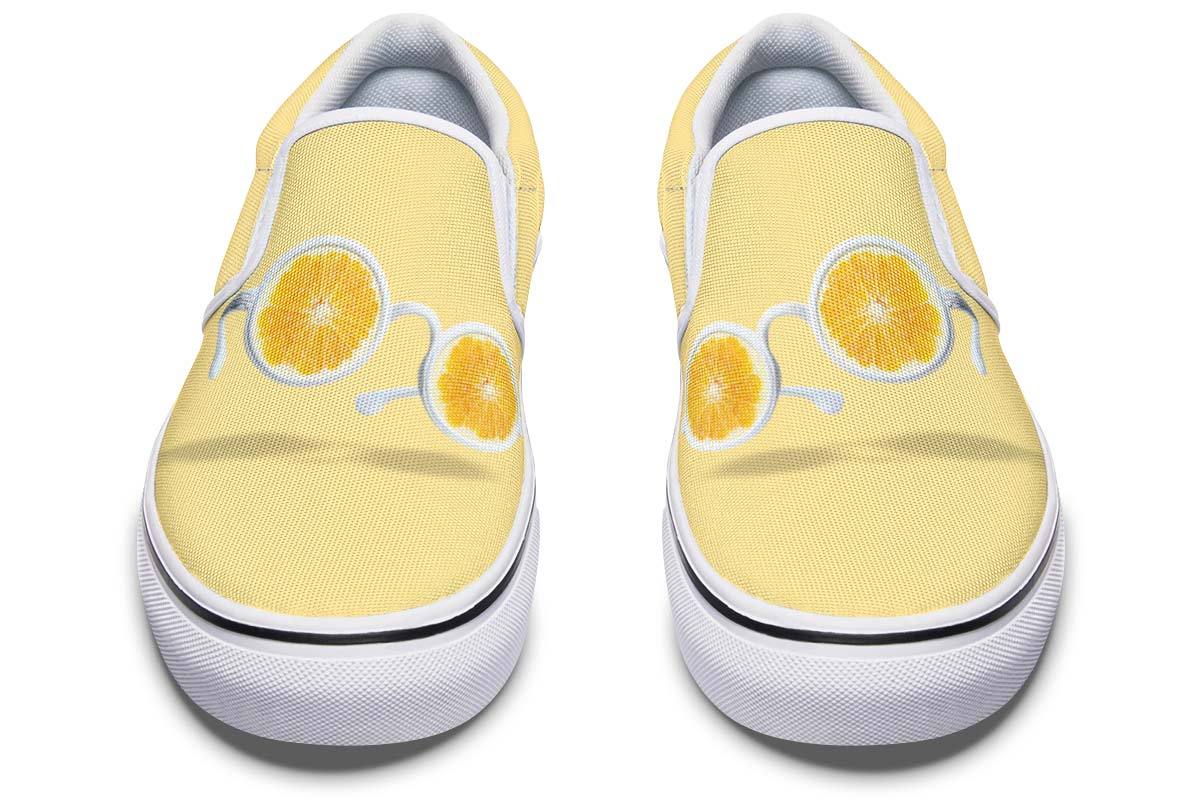 White Sunglasses Orange