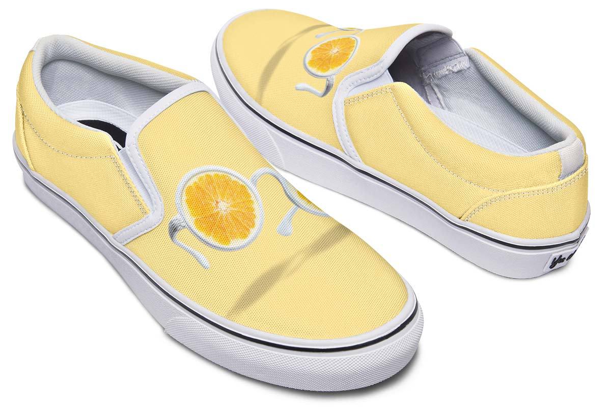 White Sunglasses Orange