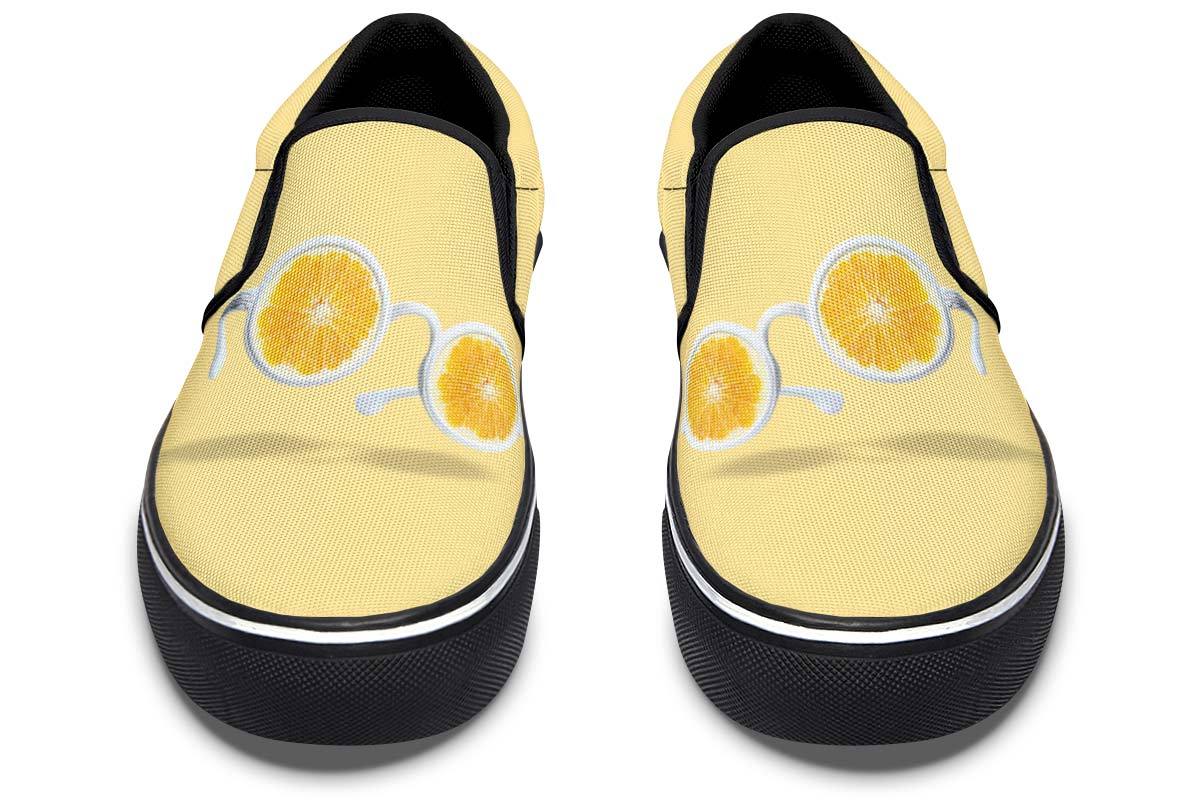 White Sunglasses Orange